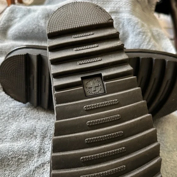 Dr. Martens Black Textured Footwear - Picture 7 of 9